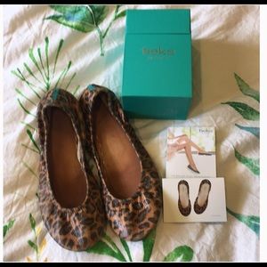 Tieks Leopard print flats
